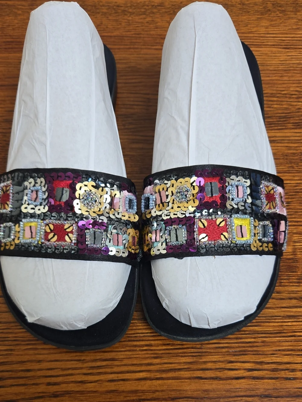 N/A beaded multicolor